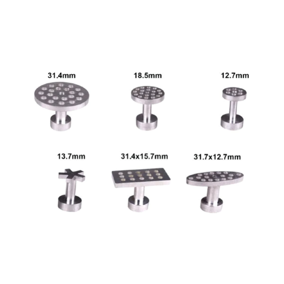 ست سری چسبونک آلومینیومی 6 پارچه LK PDR کد H2182