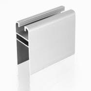 پروفیل پایین درب شیشه ای موبیسی مدل CM5250 سایز 3 متر نقره ای