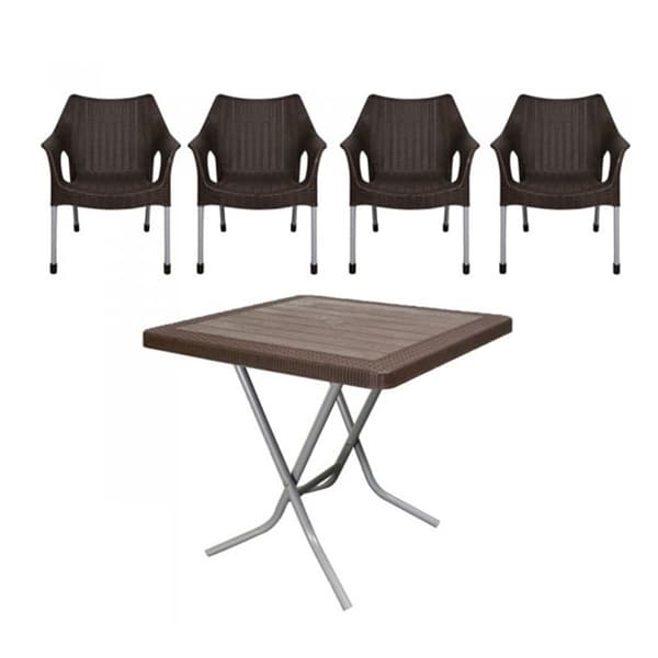 ست میز و صندلی ناصر پلاستیک مدل 991-523