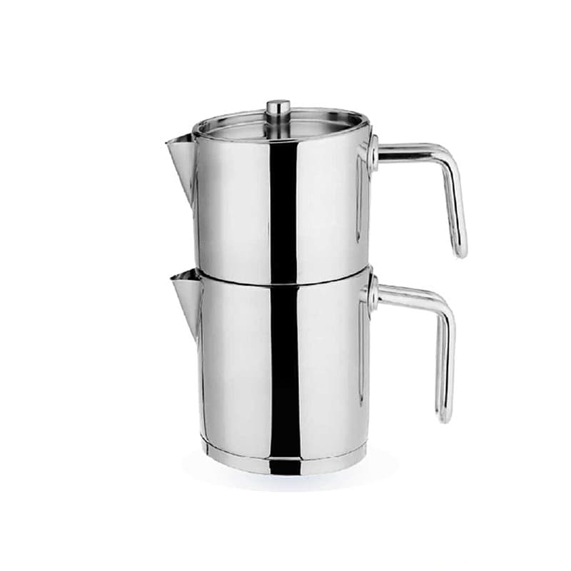 کتری و قوری استیل 2 لیتر مدل کلاسیک یونیک (UN-7264)