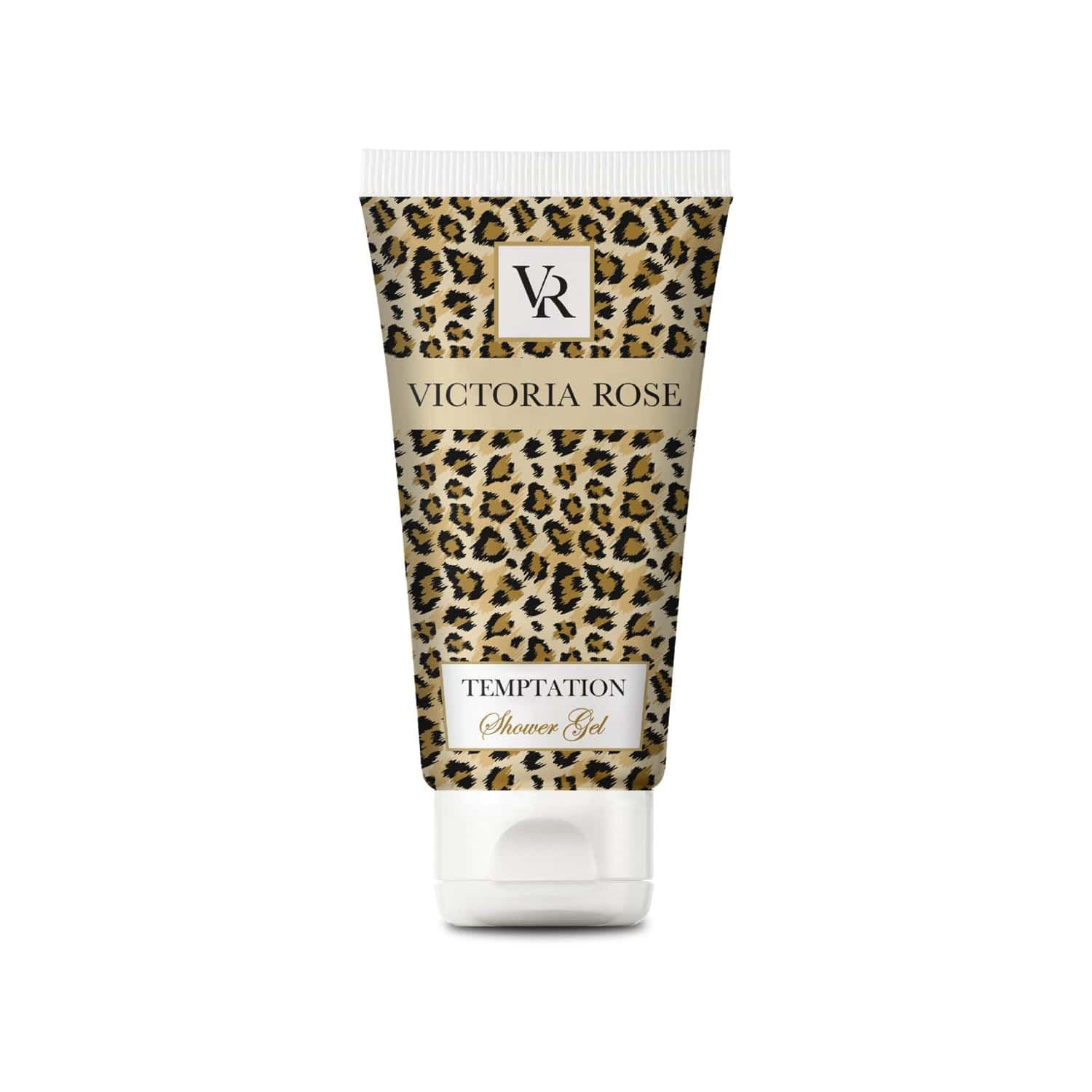 شاور ژل ویکتوریا رز مدل Temptation حجم 200 میلی لیتر