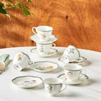 ست قهوه خوری ۶ نفره کاراجا Little Garden چند رنگ 80 میلی