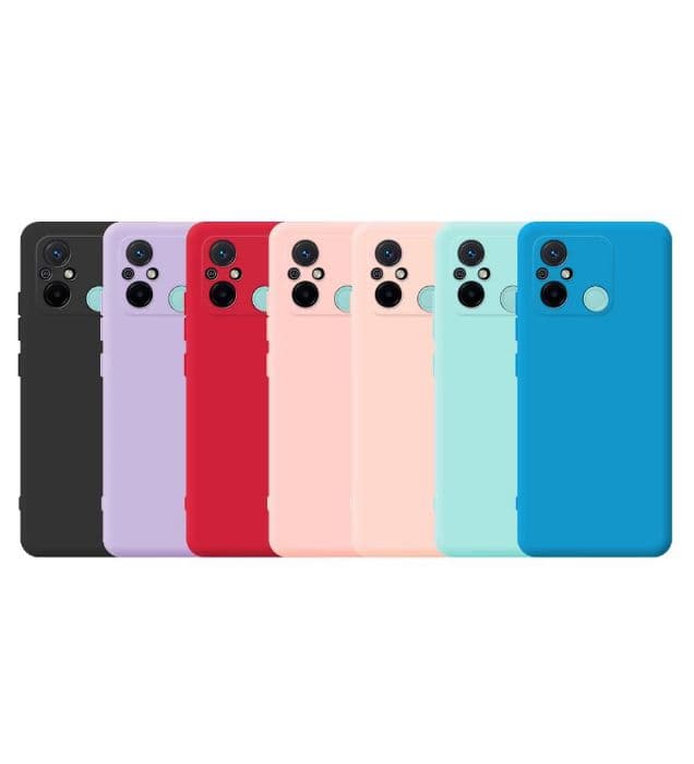 قاب گوشی REDMI 12C شیائومی مدل Solid Case سیلیکونی طرح پروانه