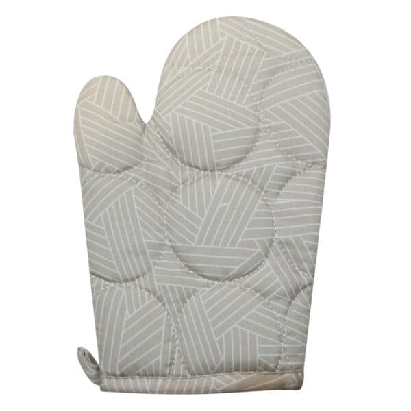 ماتیاس دستکش زمینه کرم طرح خطوط سفید