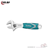 آچار فرانسه سایز 6 اینچ روکشدار توتال مدل THT101066