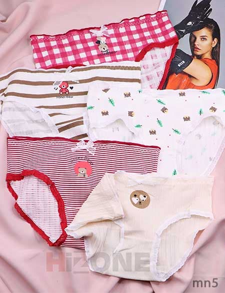 شورت نخی اسلیپ مدل خرس مهربون (پک دوتایی)