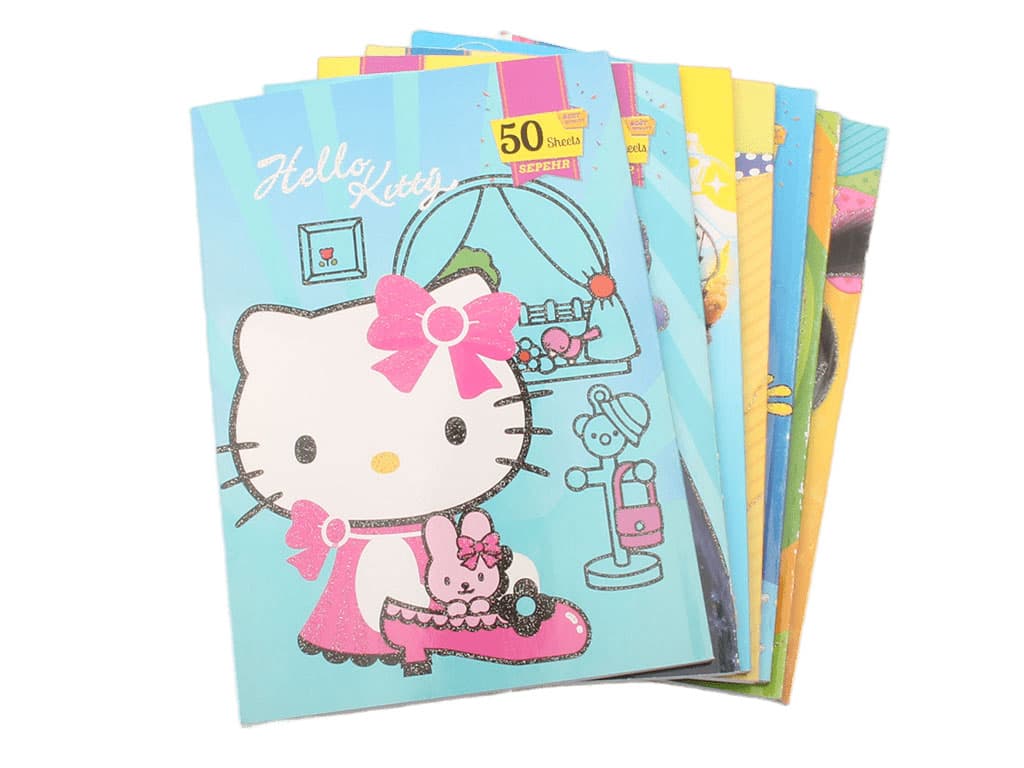 دفتر زبان 50 برگ (4 خط)