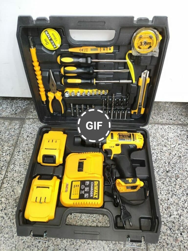کیت دریل شارژی ۸۸ ولت طرح دیوالت مدل dew-88v