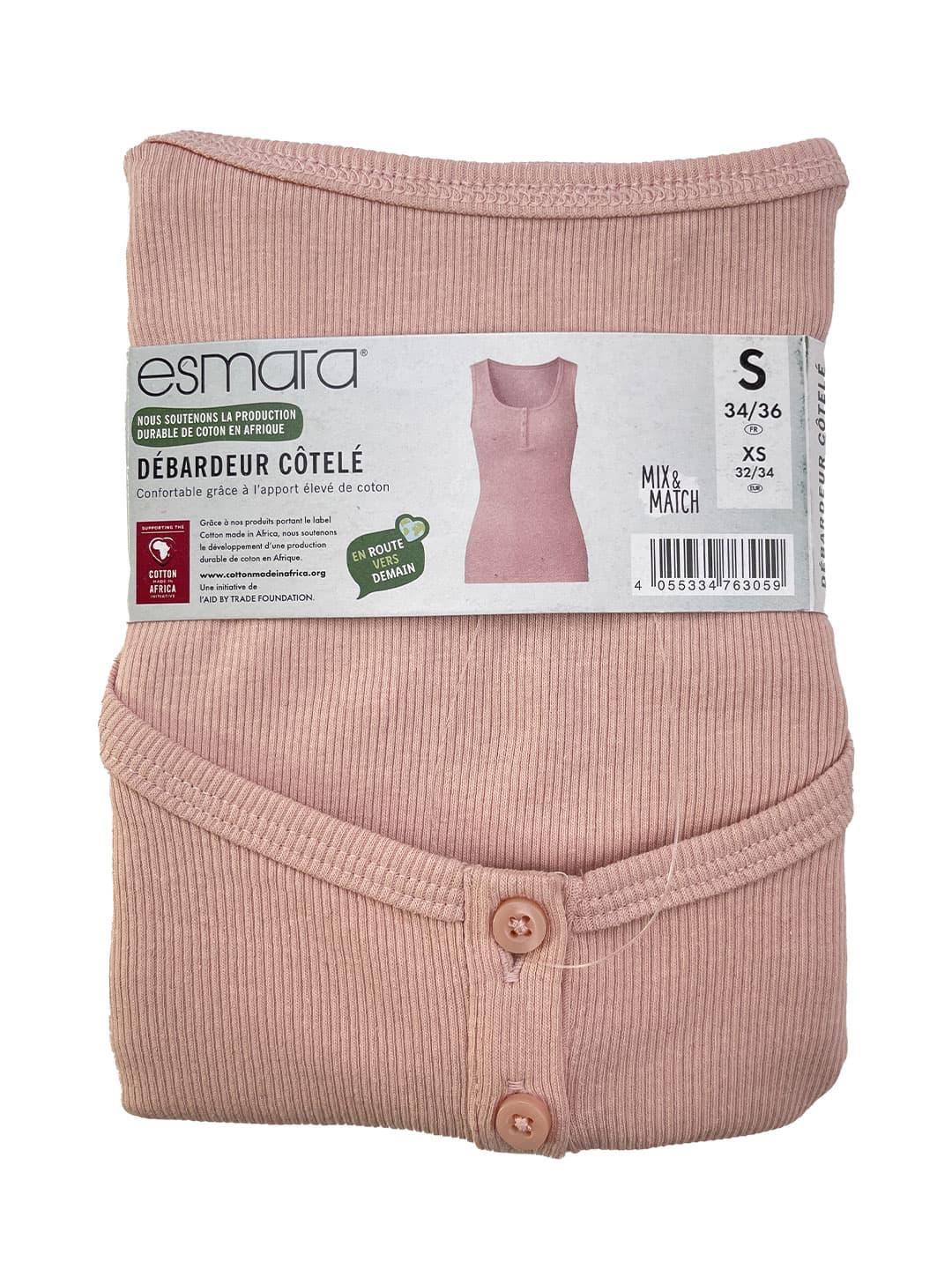 تاپ زنانه دکمه دار اسمارا کد b2654