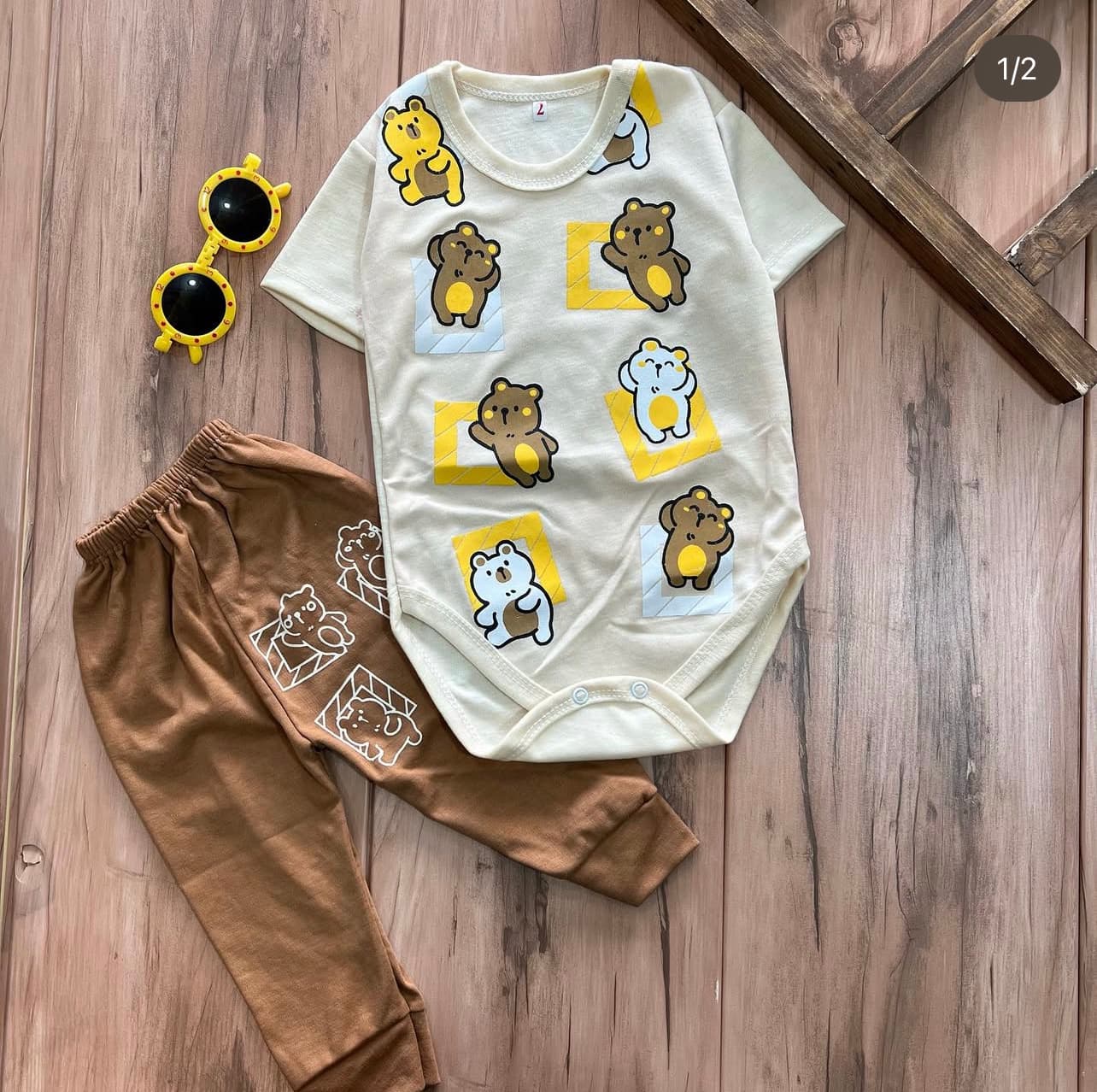 بادی شلوار خرس بی خیال8135