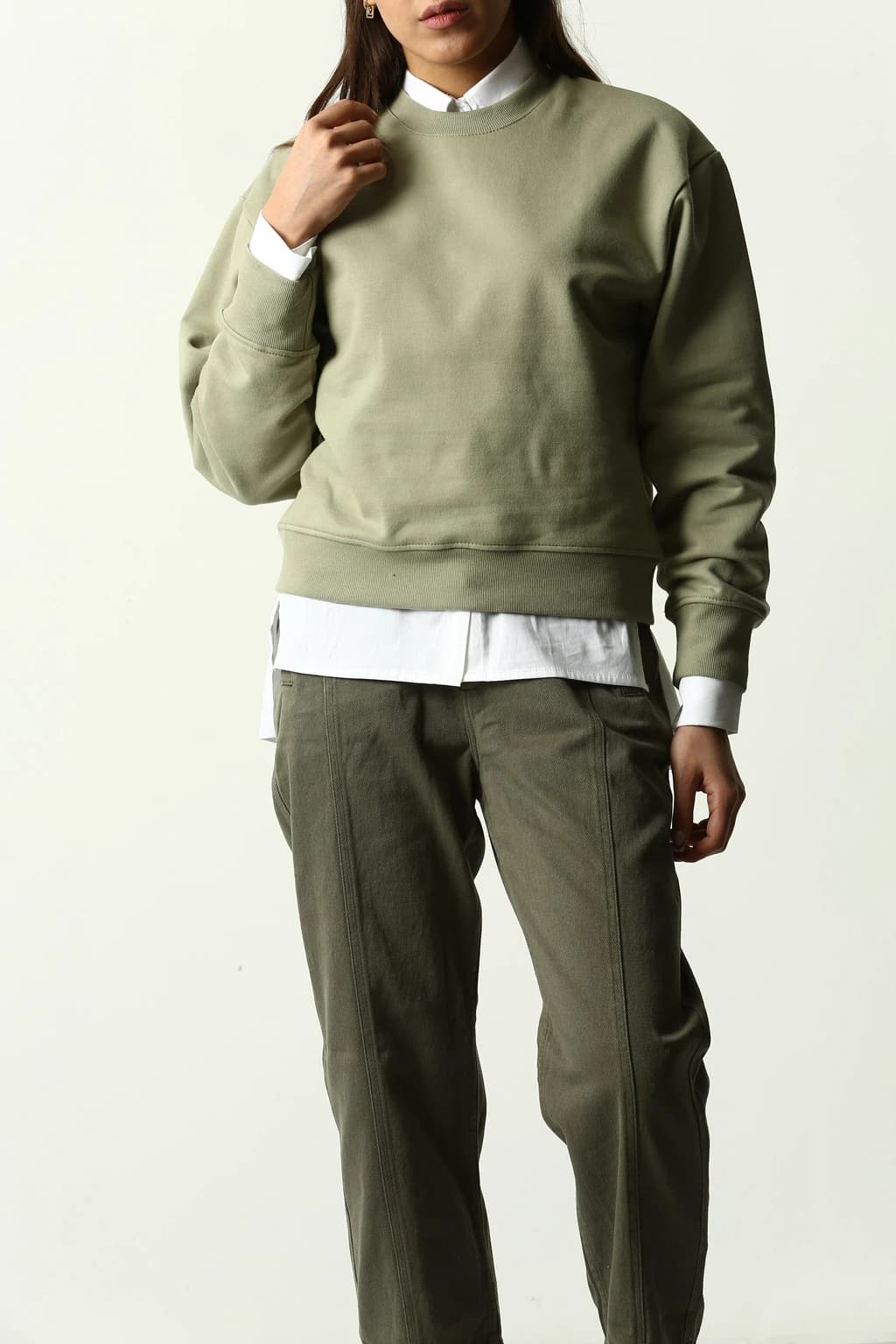 آستین بلند دورس سرشانه افتاده زنانه