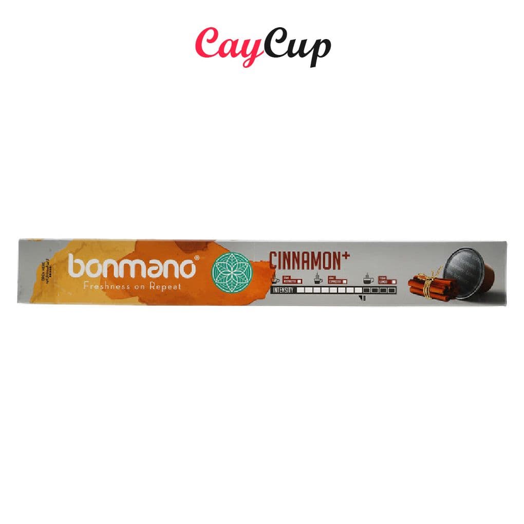 کپسول قهوه بن مانو (Cinnamon) با طعم دارچین بسته 10 عددی