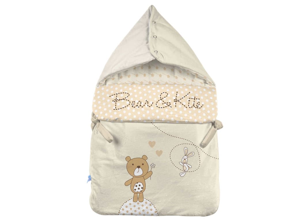 قنداق فرنگی زیپ دار BEAR &KITE رزبرن roseborn