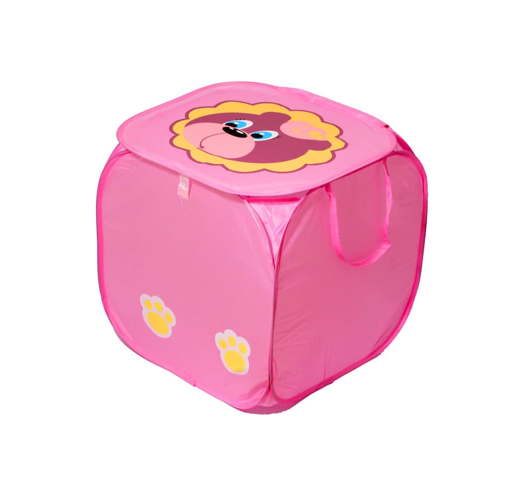 سبد اسباب بازی تاشو فنری طرح 4 گوش