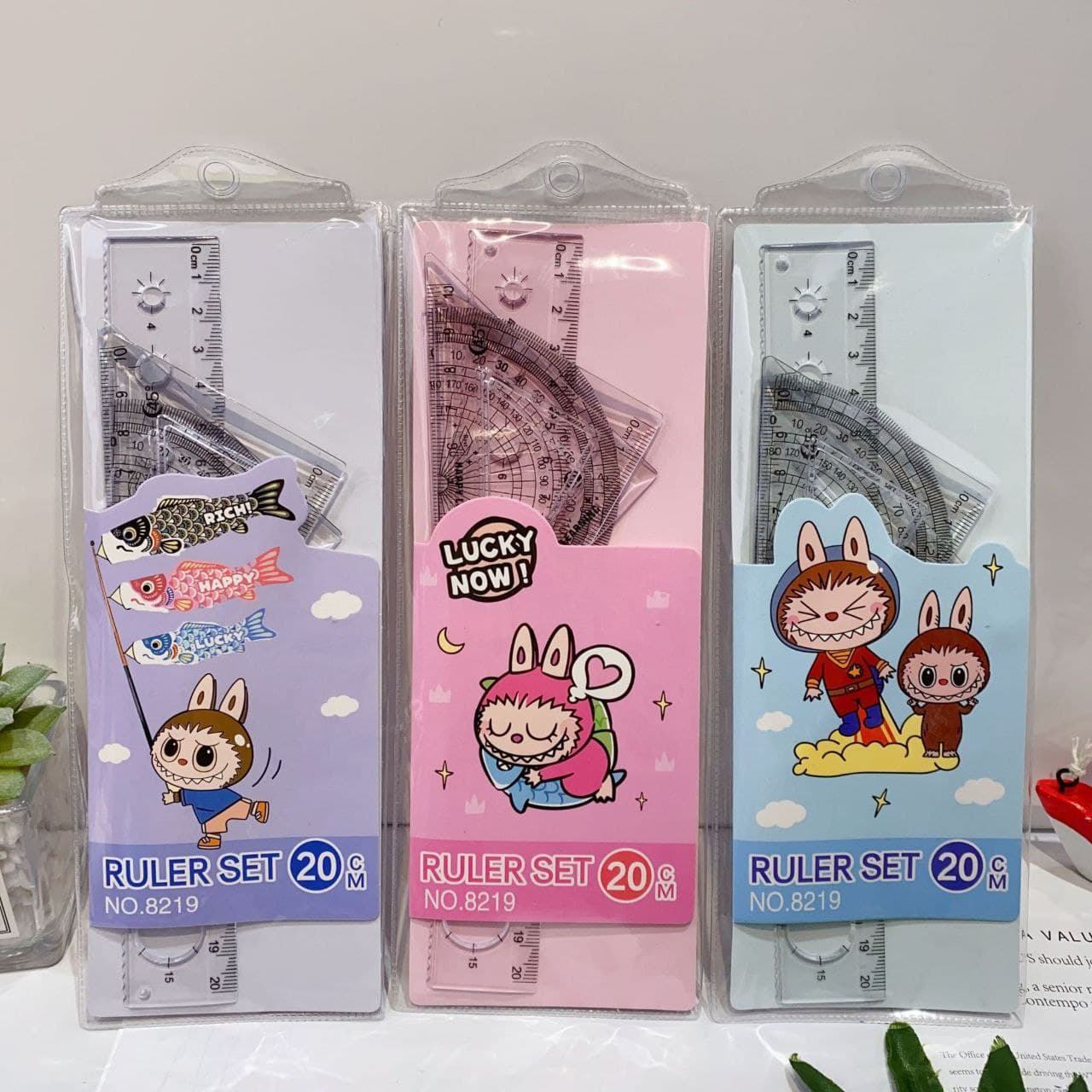 ست خط کش و گونیا Labubu