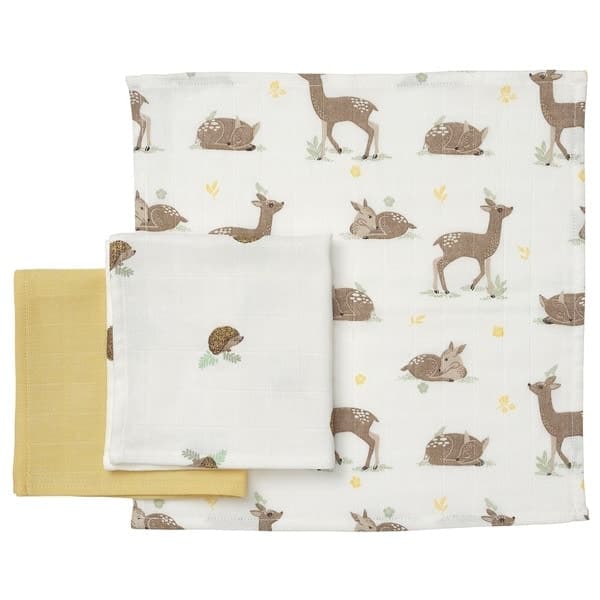 ست 3 تایی دستمال نوزاد ایکیا مدل Trolldom