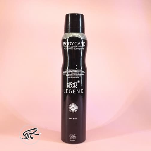 اسپری بدن مردانه بادی کر مونت بلانک لجند badycare mont blanc legend