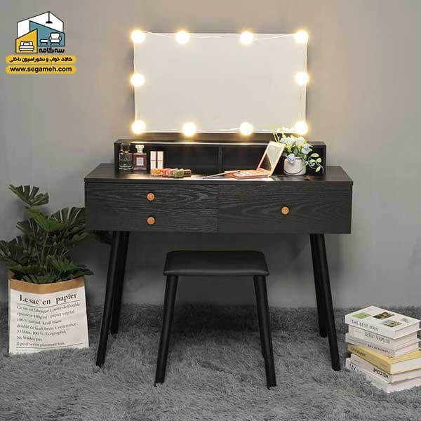 میز آرایش لامپ دار کد DMP67