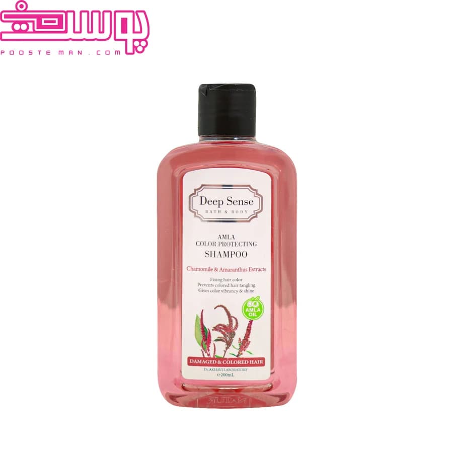 شامپو مو دیپ سنس مناسب موی رنگ شده و آسیب دیده حجم 200 میلی لیتر