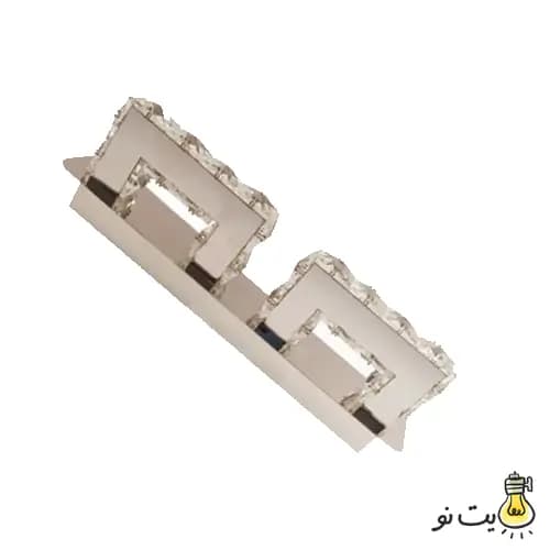 چراغ بالای آینه مدل A44 سیلور روشا