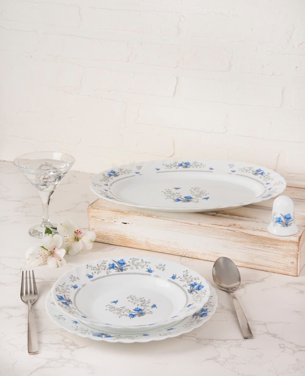 سرویس غذاخوری 28 پارچه پارس اپال رمانتیک 120