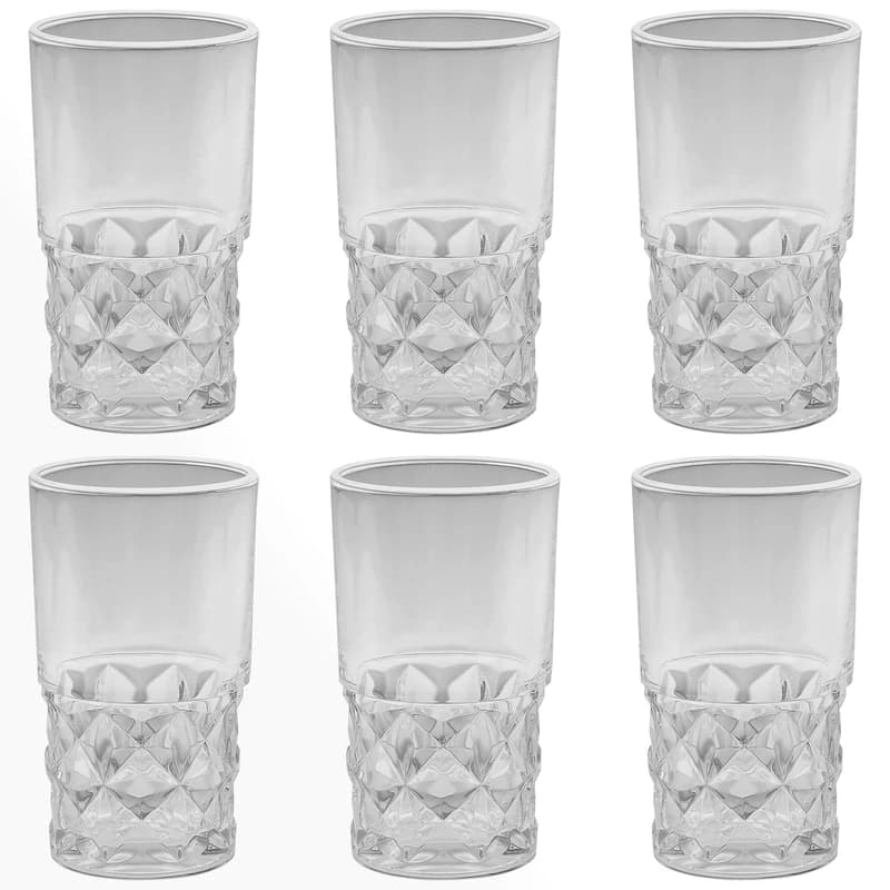 لیوان بلند شیشه ایی مدل ایواکی بسته 6 عددی کد 336