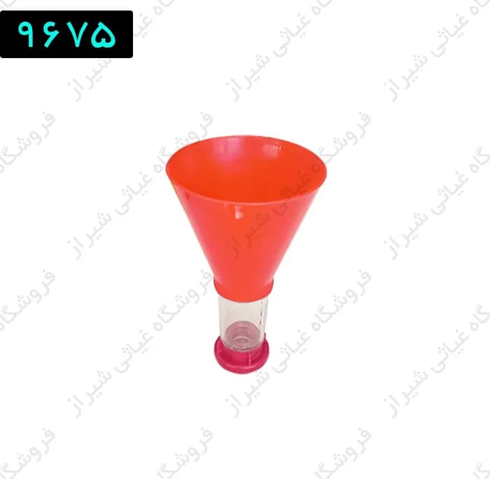 قیف روغن پیچی قرمز