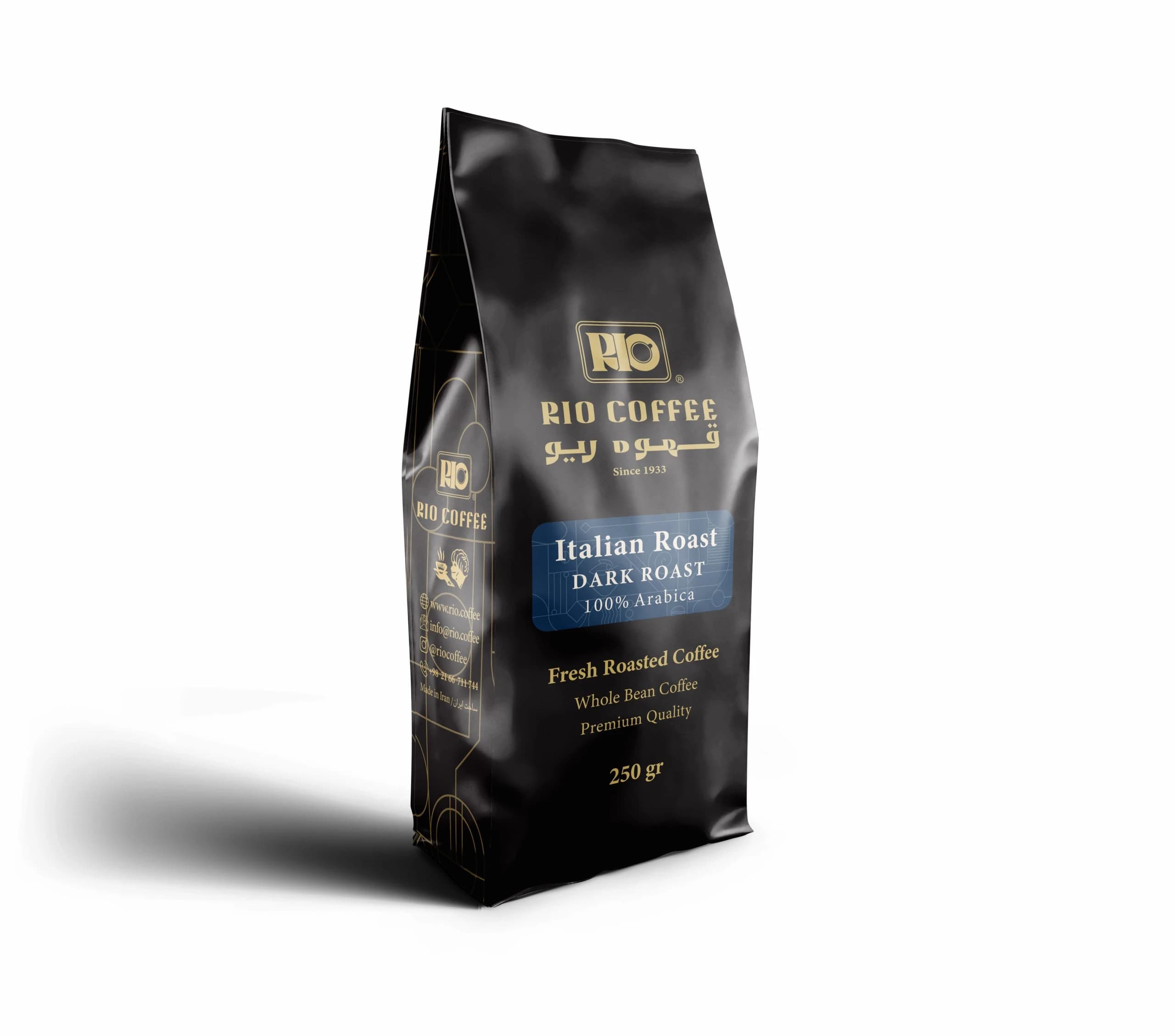 قهوه ایتالین رست %100 عربیکا - 250 گرمی