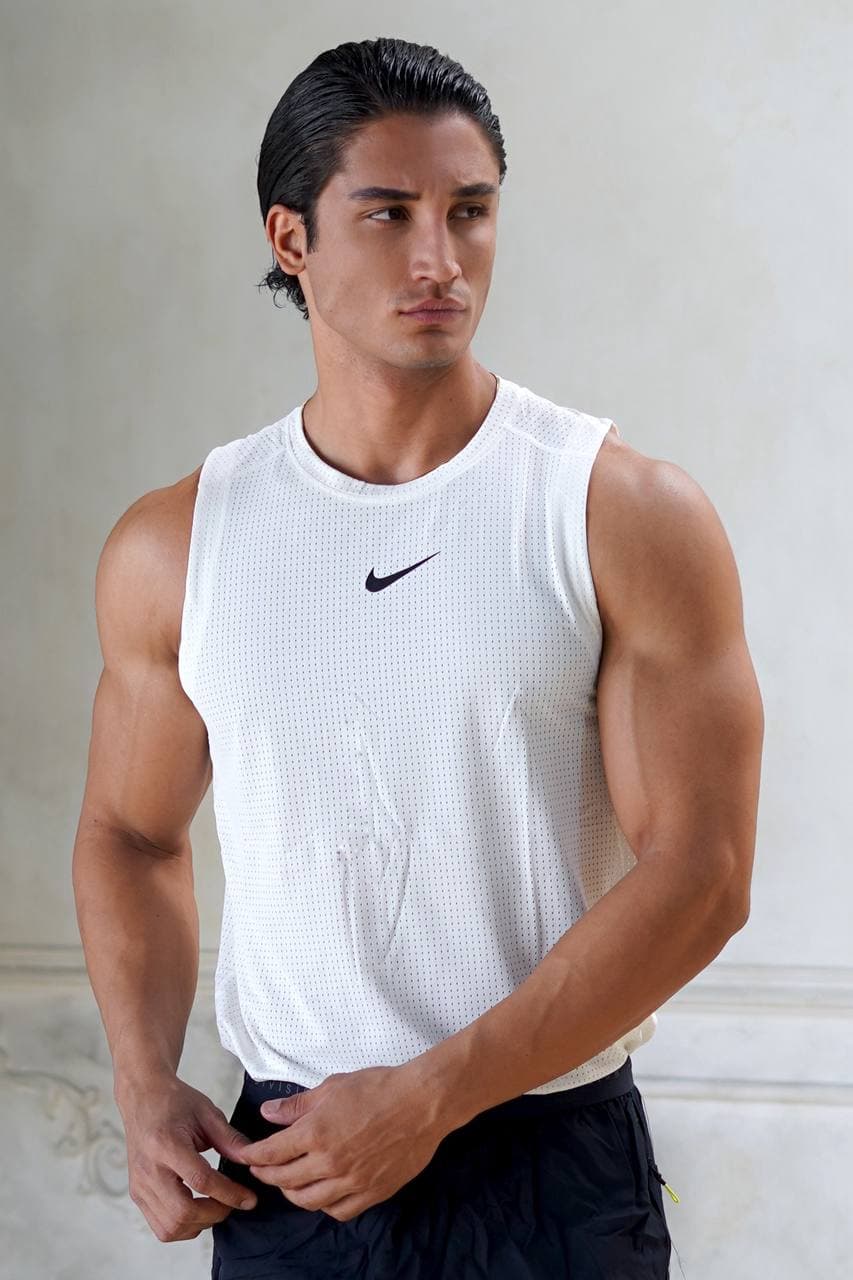 رکابی بدنسازی مردانه نایک فلامنت فول کش سوزنی درشت کد ۵۰۳۹