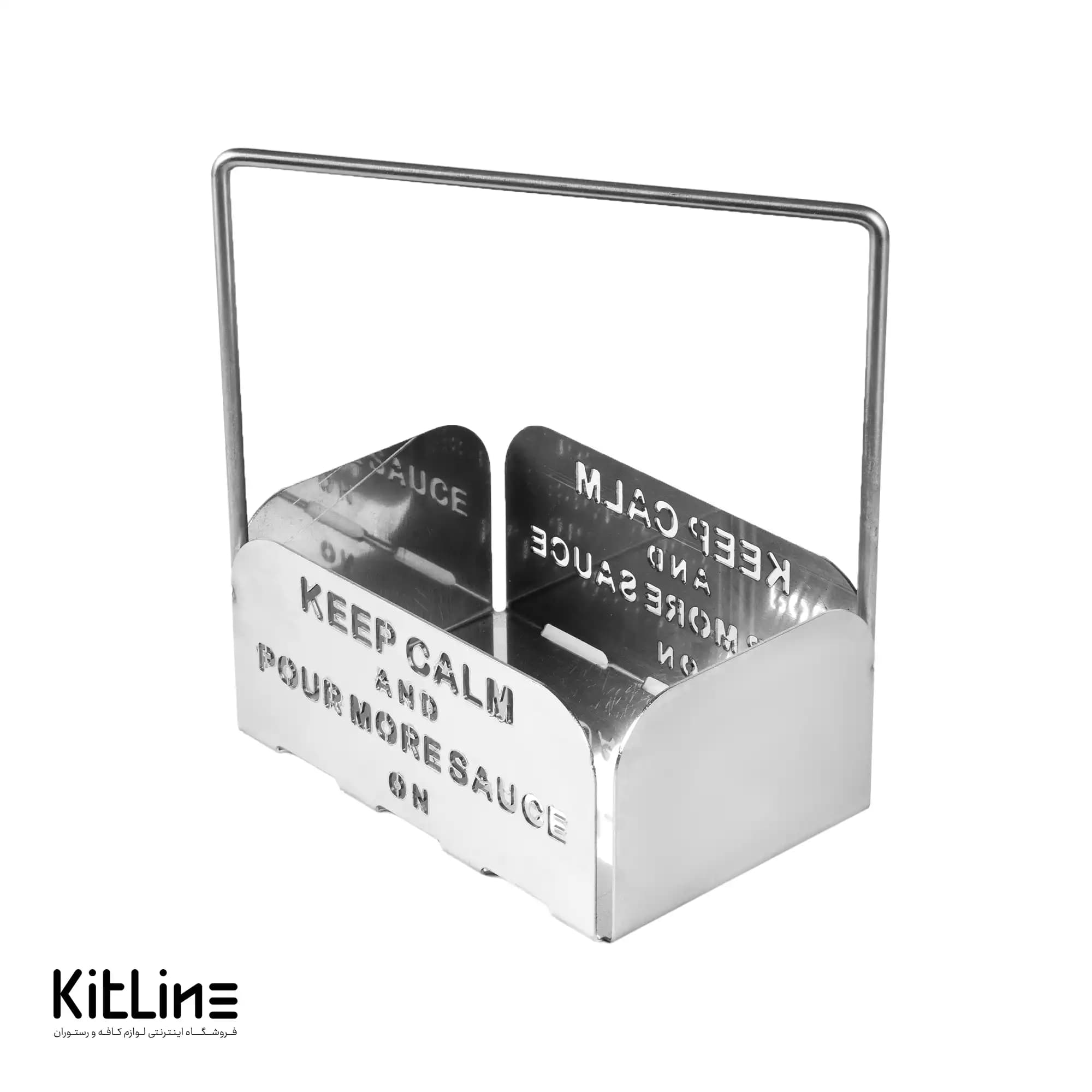 استند رومیزی استیل ۱۲×۱۸ سانتیمتری