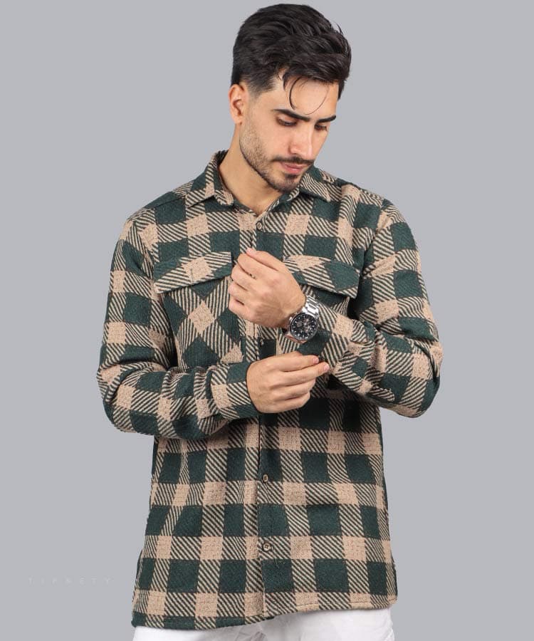 پیراهن مردانه پشمی و چهارخانه پاییزه 0712