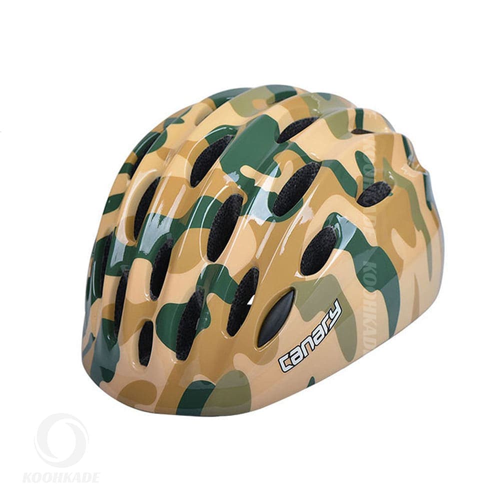 کلاه دوچرخه CANARY KIDS ارتشی