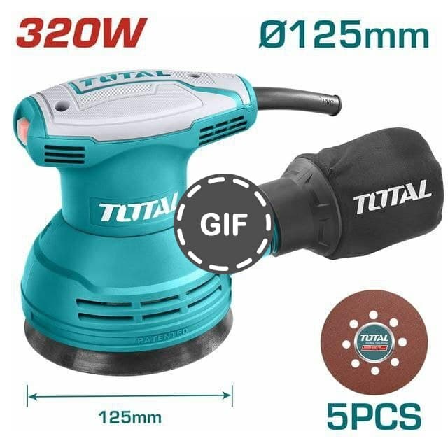 سنباده لرزان اوربیتال برقی 320 وات توتال TF2031256