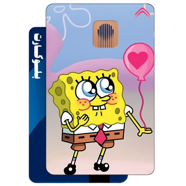 استیکر بلوکارت مدل باب اسفنجی کد CAB874-KB