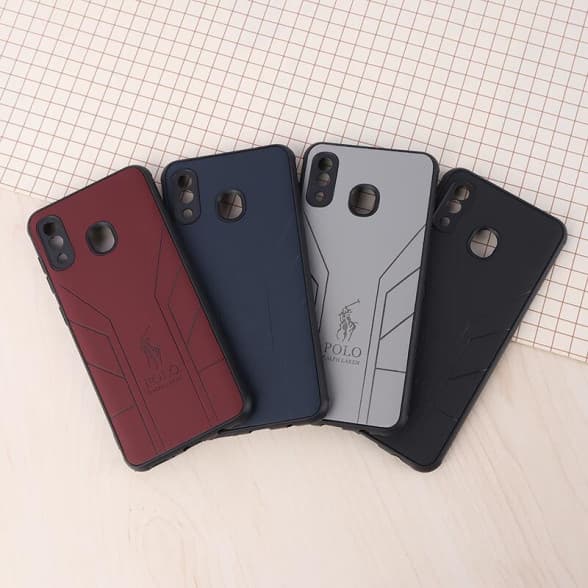 قاب چرمی طرح Polo مدل Samsung A20 / A30