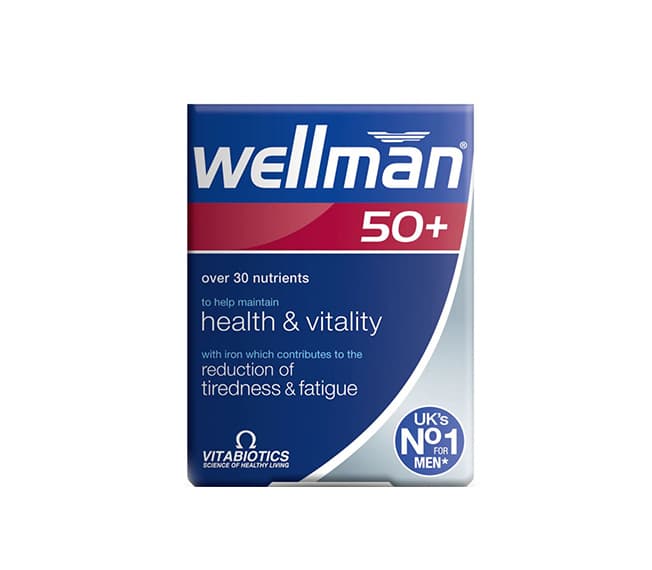 ولمن +Vitabiotics Wellman 50