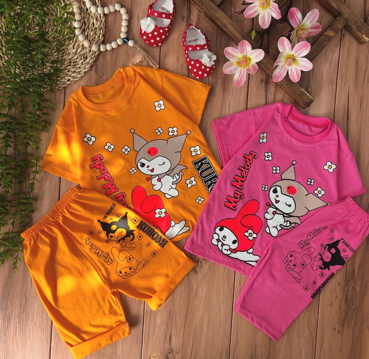 تیشرت شلوارک کرومی و ملودی000