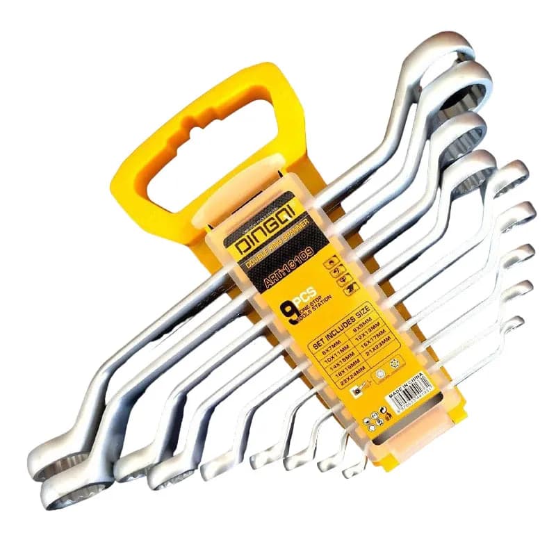 ست آچار 9 عددی دو سر رینگیDINGQI مدل 13109