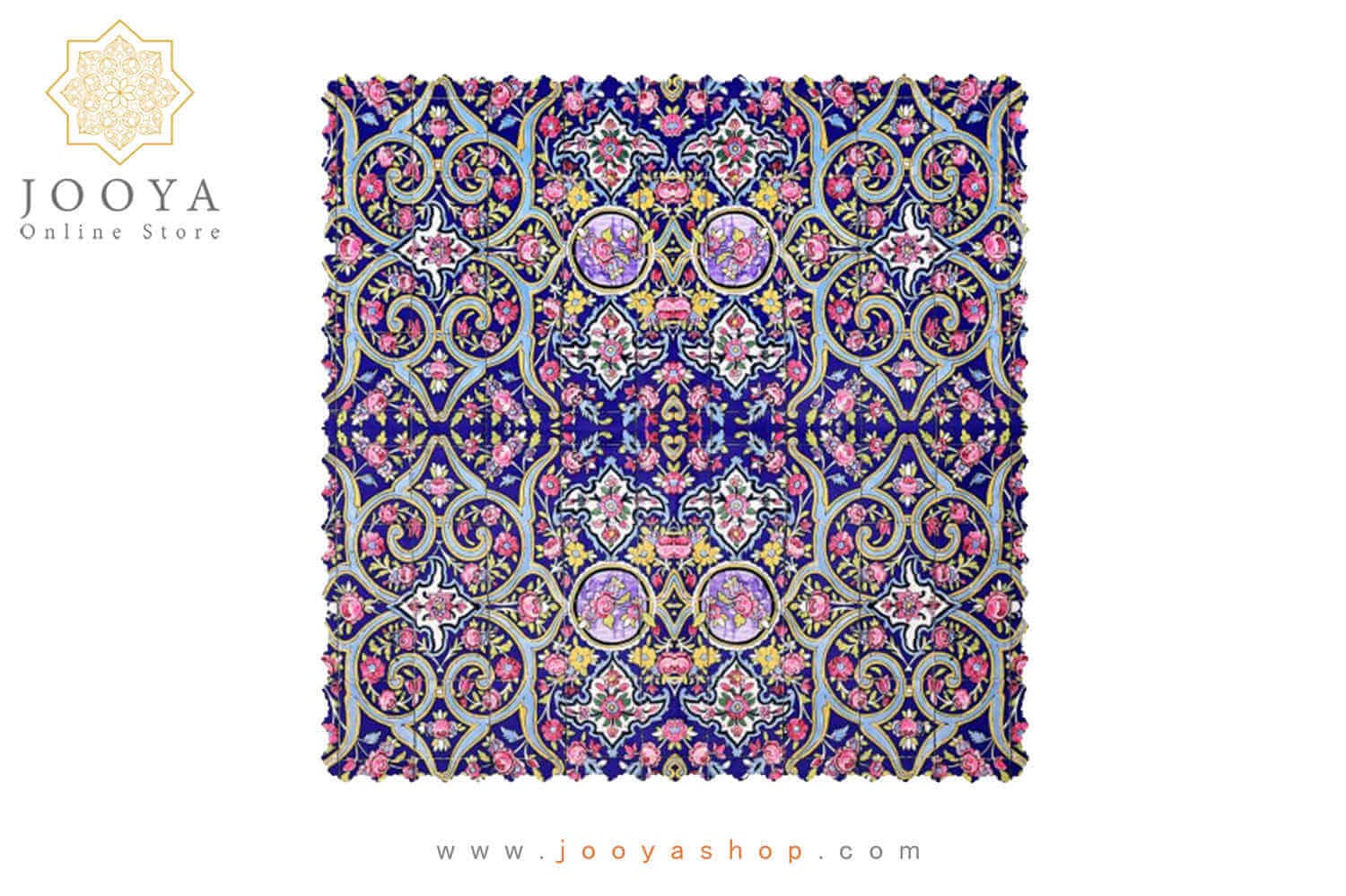 رومیزی مخمل مربع ارغوان