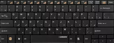 کیبورد بیسیم گرین GK102W