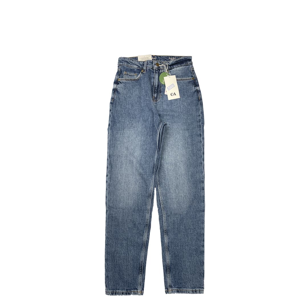 شلوار جین زنانه مام استایل برندسی اند ای کد b3508