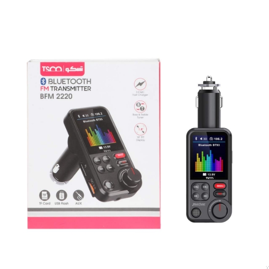 شارژر فندکی و پخش کننده بلوتوث تسکو مدل BFM 2220