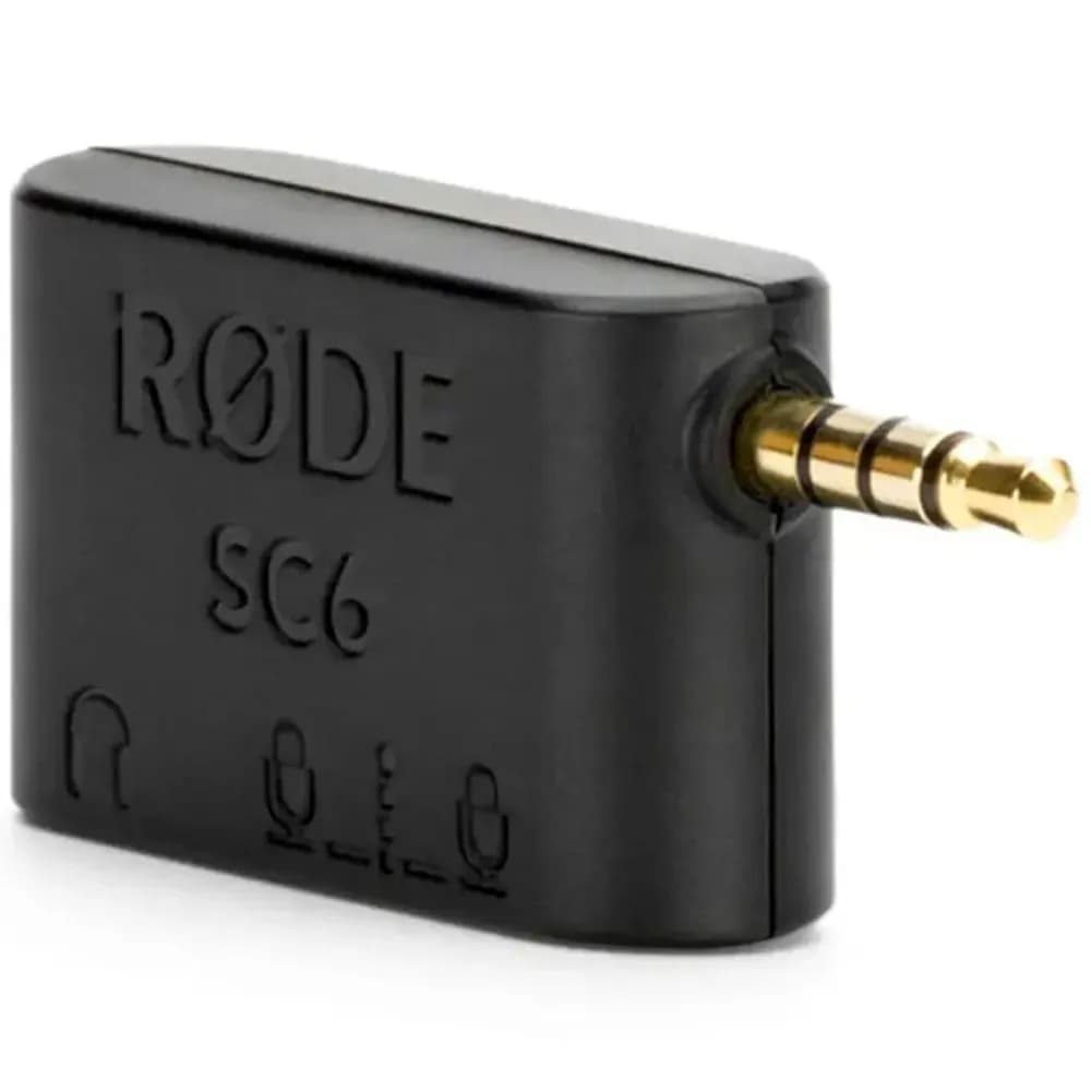 تبدیل میکروفون رُد RODE SC6 Dual TRRS Input and Headphone Output for Smartphones