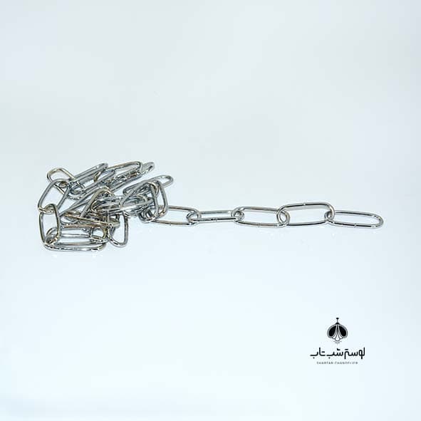 زنجیر لوستر 3 میل کروم