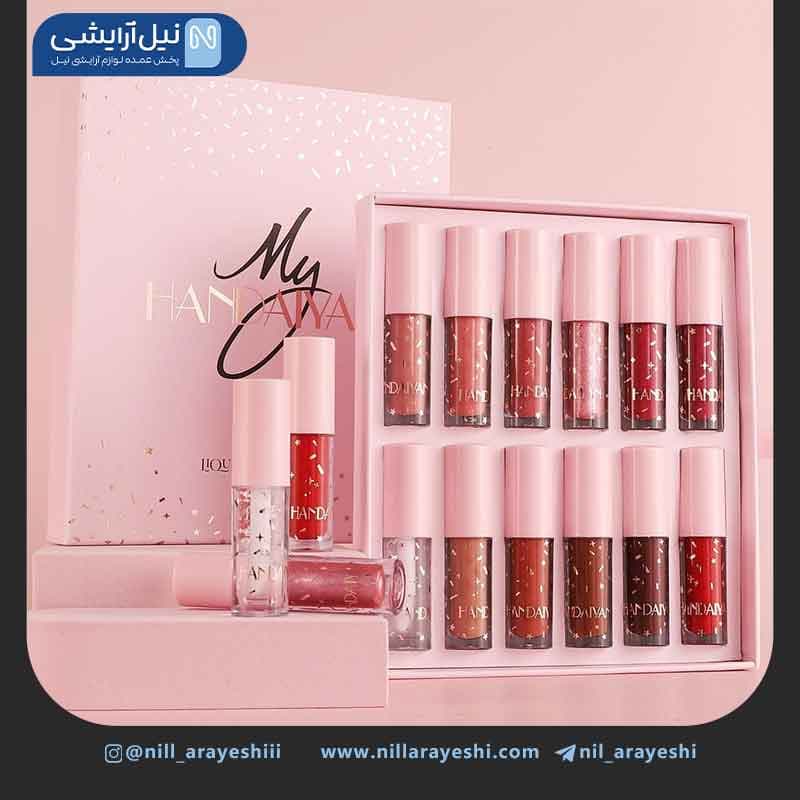 پک رژلب مایع 12 عددی هندیان