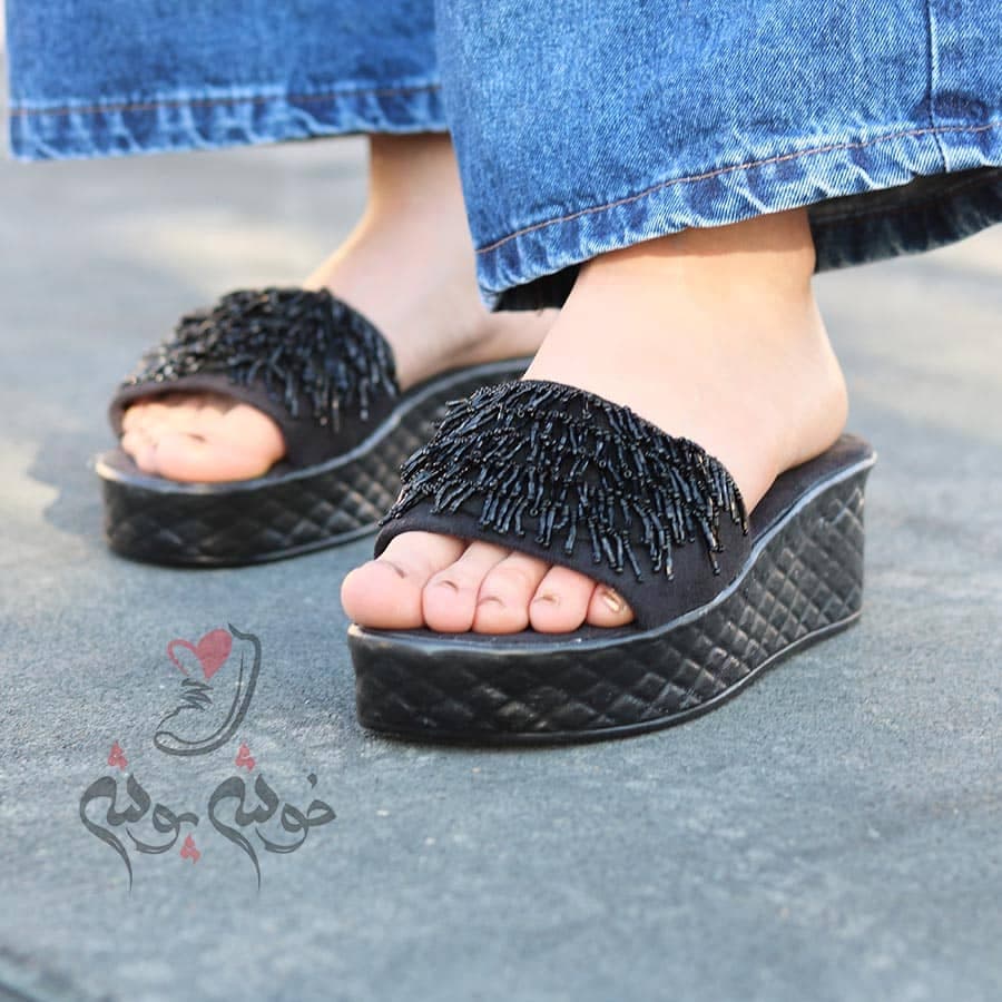 خرید صندل لژدار زنانه ملیله