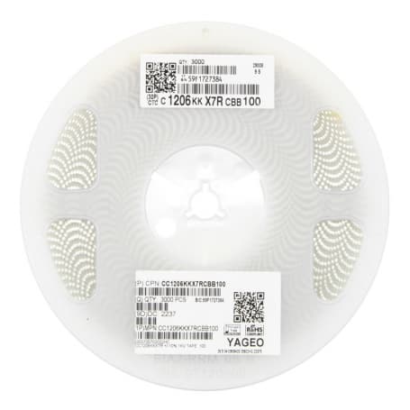 خازن 10pF 1KV پکیج 1206 SMD رول3000 عددی