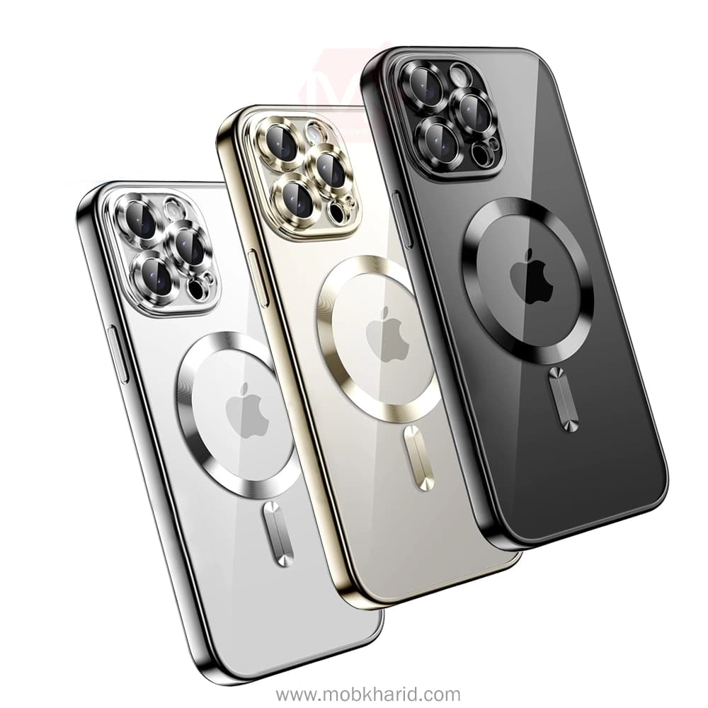 قاب محافظ آیفون Electroplated Clear MagSafe Case | iphone 15 Pro Max