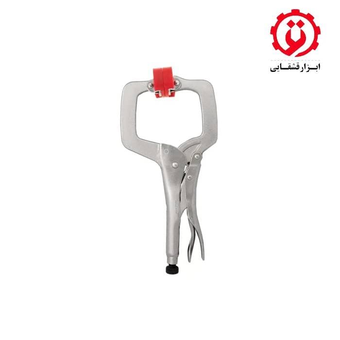 انبرقفلی C شکل هماهنگ شونده با پد پلاستیکی ایران پتک مدل HE 1111