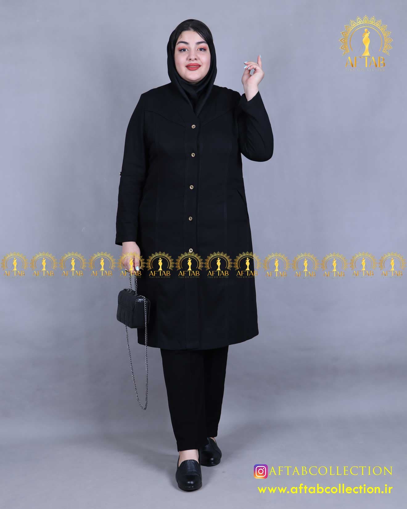 مانتو اداری هامر سایزبزرگ۳۹۶۱